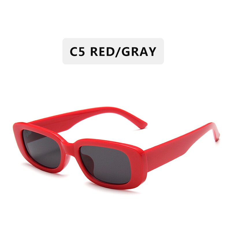 2022 New Fashion Vintage Sunglasses Women Brand Designer Retro Sunglass Rectangle Sun Glasses Oculos Lunette De Soleil Femm