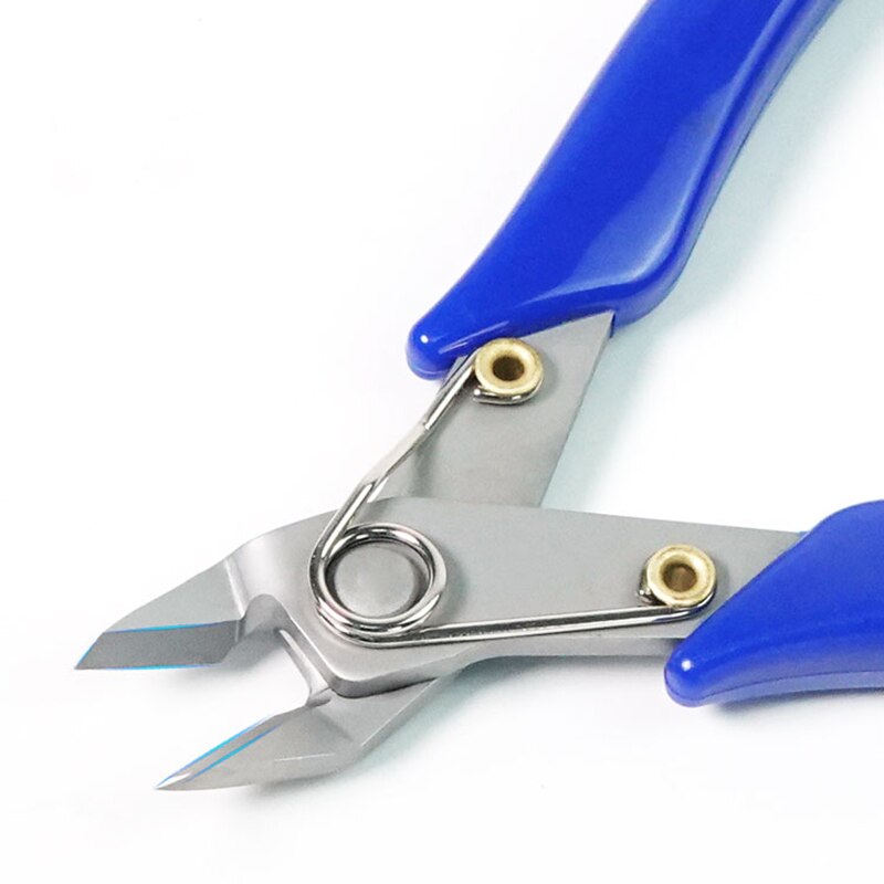 Blue Wire Nipper Hand Tool Practical Mini Electronic Pliers Diagonal Side Cutting Pliers Cable Wire Cutter Repair Pry Open Tool