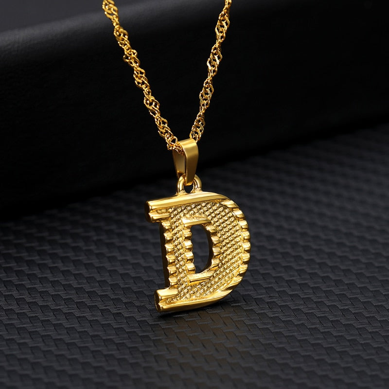 Collier Femme 2020 Capital Letter Neckaces For Women Boho Jewelry Stainless Steel Alphabet Initial Necklace Best Friend Gift