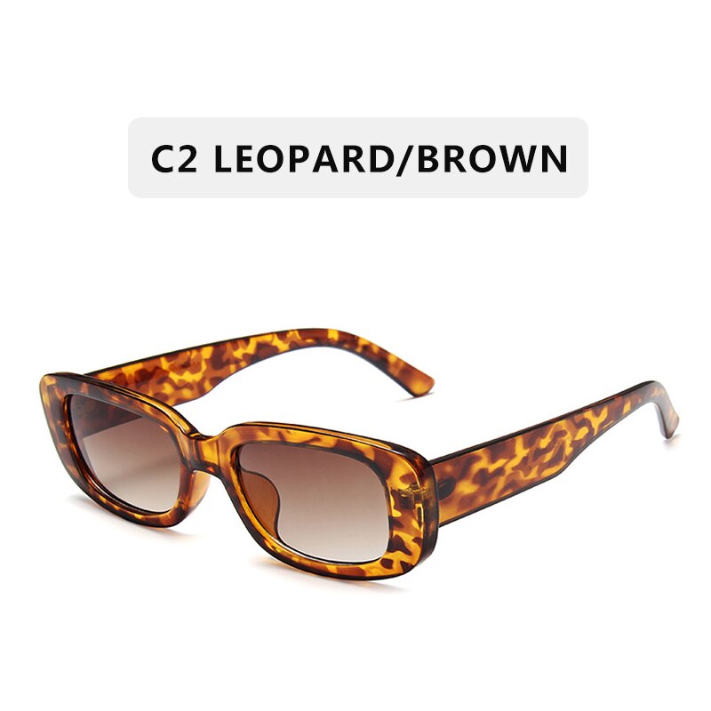 2022 New Fashion Vintage Sunglasses Women Brand Designer Retro Sunglass Rectangle Sun Glasses Oculos Lunette De Soleil Femm