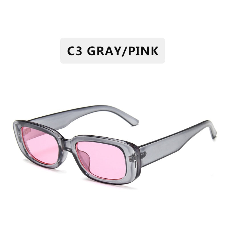 2022 New Fashion Vintage Sunglasses Women Brand Designer Retro Sunglass Rectangle Sun Glasses Oculos Lunette De Soleil Femm