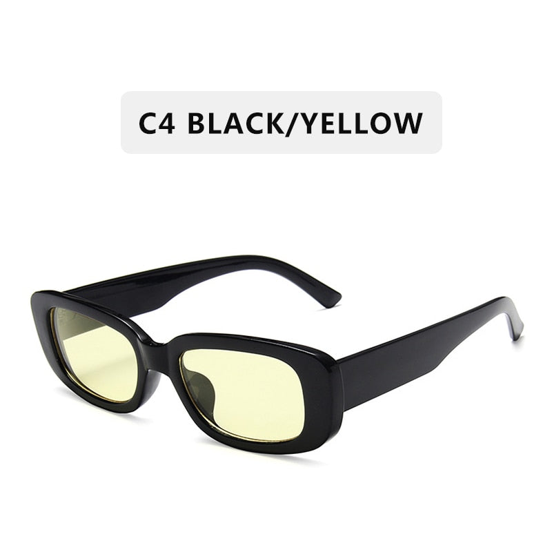 2022 New Fashion Vintage Sunglasses Women Brand Designer Retro Sunglass Rectangle Sun Glasses Oculos Lunette De Soleil Femm