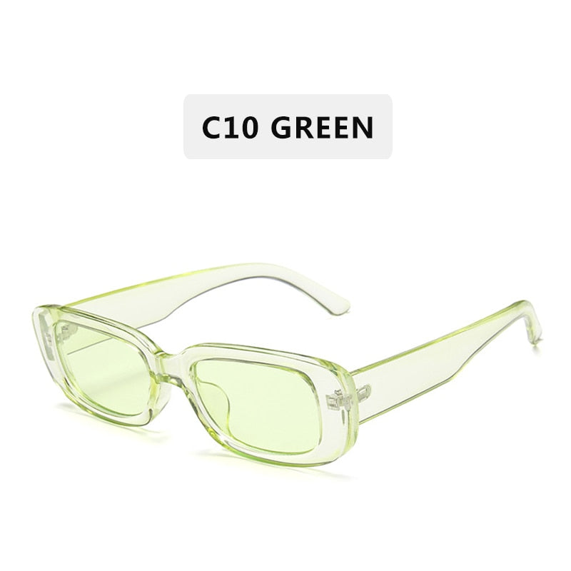 2022 New Fashion Vintage Sunglasses Women Brand Designer Retro Sunglass Rectangle Sun Glasses Oculos Lunette De Soleil Femm