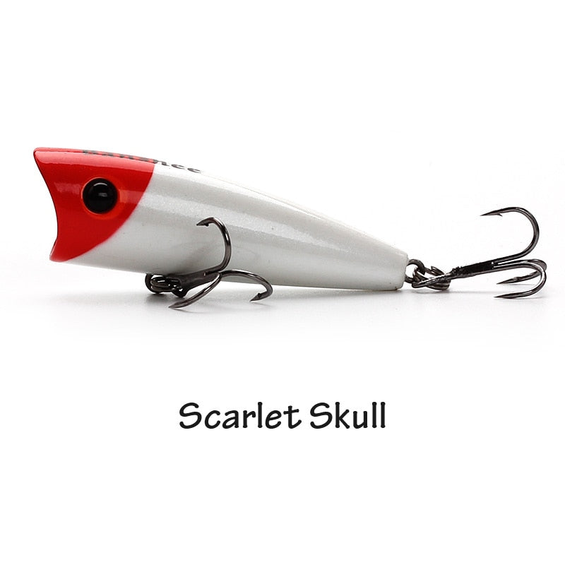 Banshee 60mm 8g Isca Popper Lure For Fishing Poppers Rattling Baits Poper Topwater Hard Bait Artificial Wobblers For Bass Pike