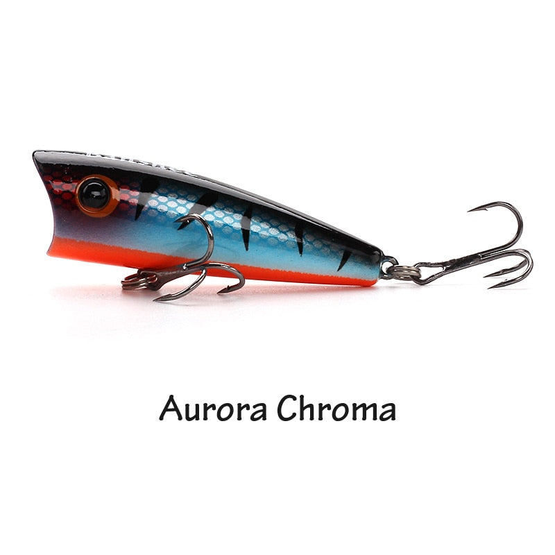 Banshee 60mm 8g Isca Popper Lure For Fishing Poppers Rattling Baits Poper Topwater Hard Bait Artificial Wobblers For Bass Pike