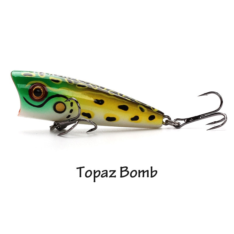 Banshee 60mm 8g Isca Popper Lure For Fishing Poppers Rattling Baits Poper Topwater Hard Bait Artificial Wobblers For Bass Pike