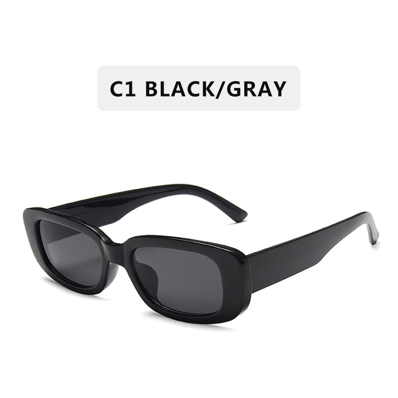 2022 New Fashion Vintage Sunglasses Women Brand Designer Retro Sunglass Rectangle Sun Glasses Oculos Lunette De Soleil Femm