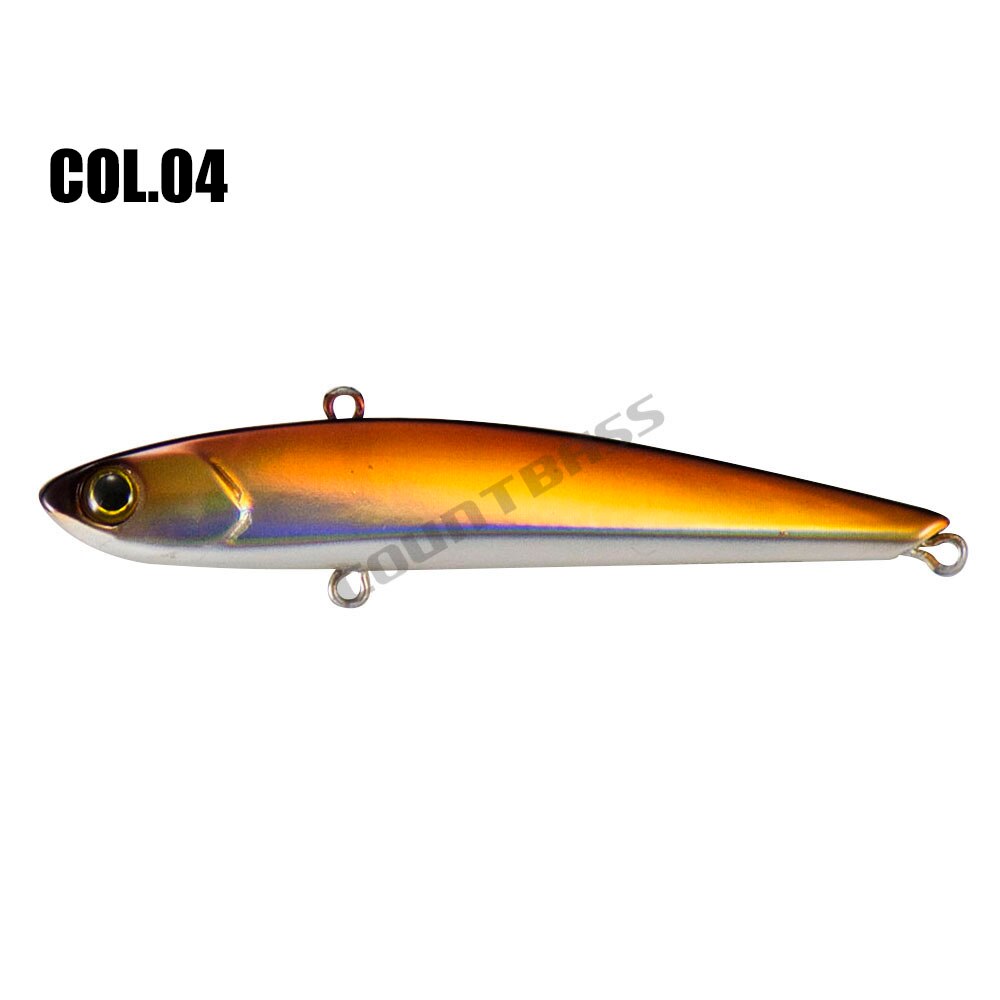 COUNTBASS 65mm 75mm 90mm Vibration Hard Bait Sinking Fishing Lure Angler's Lipless Crankbait Hard Bait Wobbler Leurre