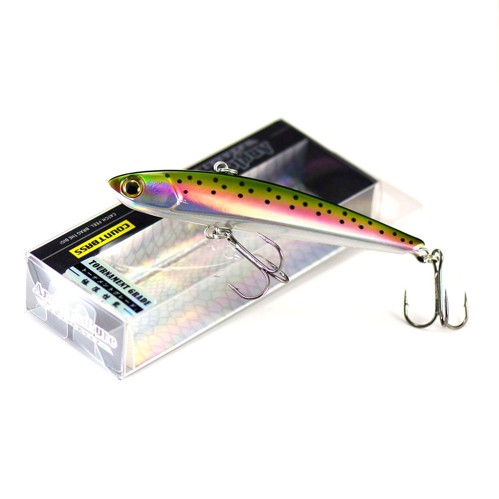 COUNTBASS 65mm 75mm 90mm Vibration Hard Bait Sinking Fishing Lure Angler's Lipless Crankbait Hard Bait Wobbler Leurre