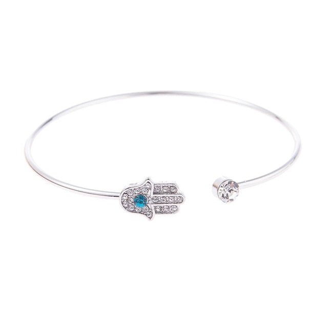 Adjustable Silver Color Dreamcatcher Tassel Feather Round Bead Charm Bracelet &Bangle For Women Elegant Jewelry sl209
