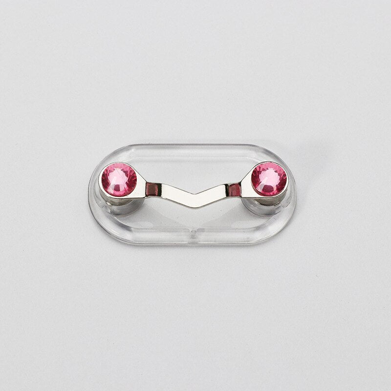 Magnetic Hang Eyeglass Holder Pin Brooches Fashion Multi-function Portable Clothes Clip Buckle Magnet Glasses Headset Line Clips