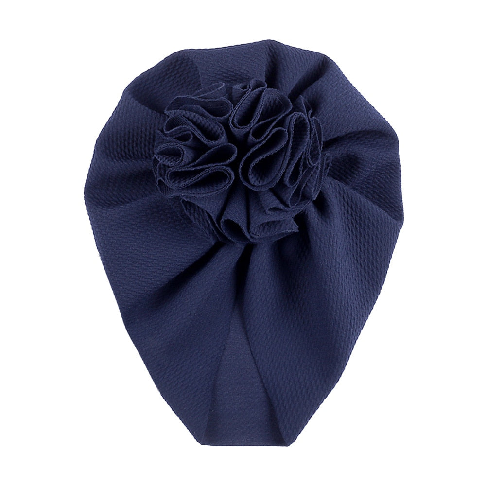 Knot Bow Baby Headbands Toddler Headwraps Baby Girl Flower Turban Hats Elastic Beanies Bonnet Girls Caps Baby Hair Accessories