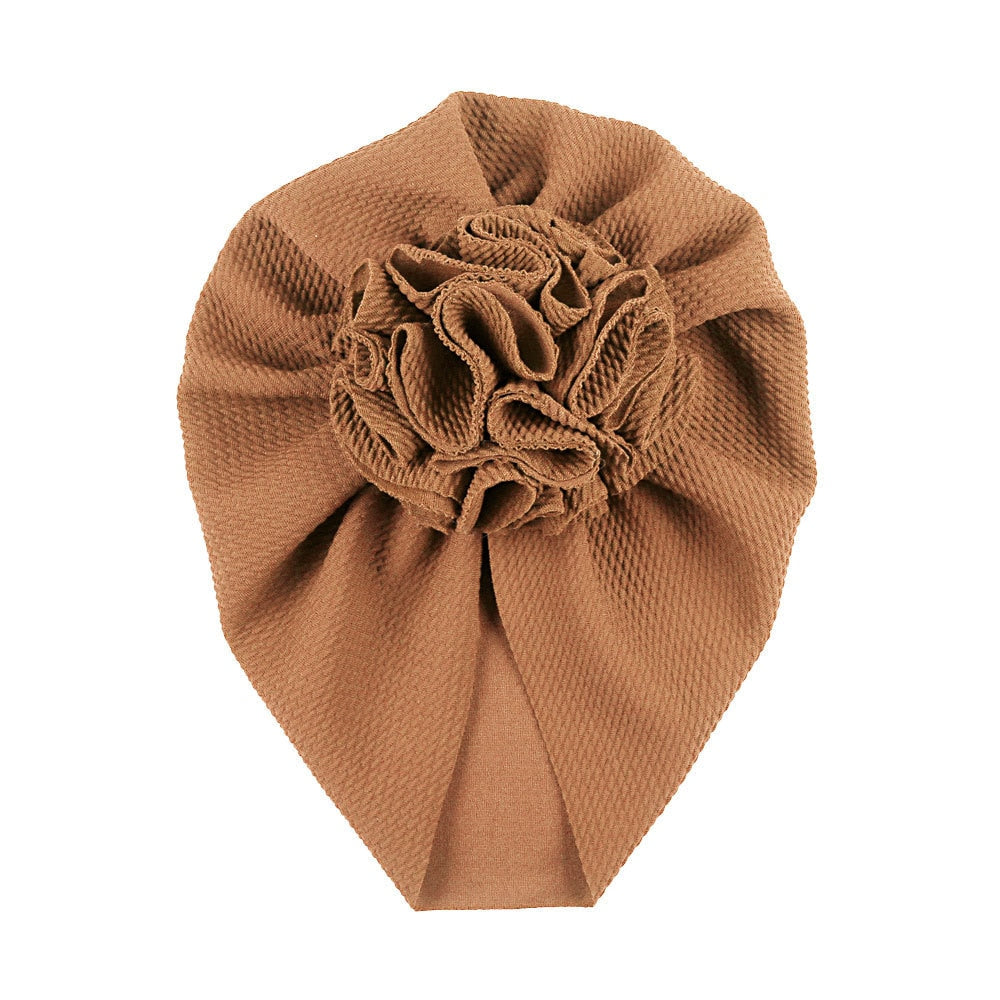 Knot Bow Baby Headbands Toddler Headwraps Baby Girl Flower Turban Hats Elastic Beanies Bonnet Girls Caps Baby Hair Accessories