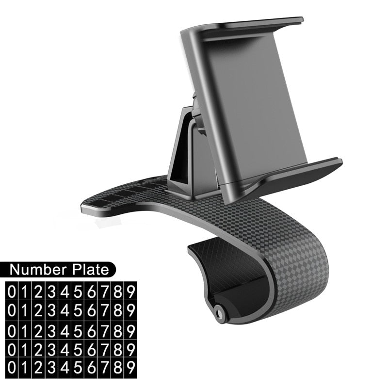 Phone Holder HUD Car Dashboard Phone stand 360° Rotation Adjustable GPS Car Clips holder for iphone 11 Mobile Phone car stand