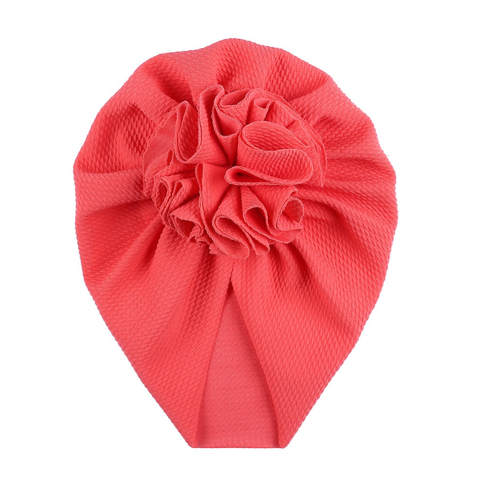 Knot Bow Baby Headbands Toddler Headwraps Baby Girl Flower Turban Hats Elastic Beanies Bonnet Girls Caps Baby Hair Accessories