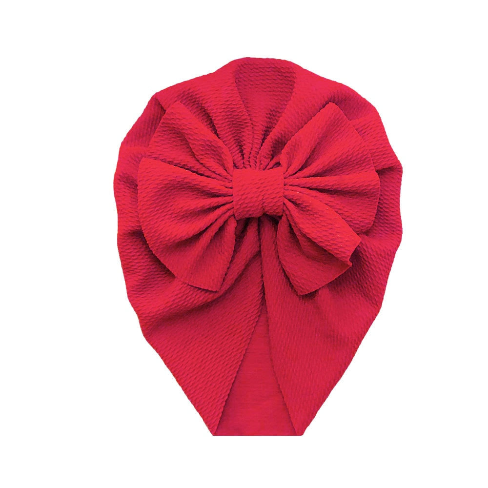 Knot Bow Baby Headbands Toddler Headwraps Baby Girl Flower Turban Hats Elastic Beanies Bonnet Girls Caps Baby Hair Accessories
