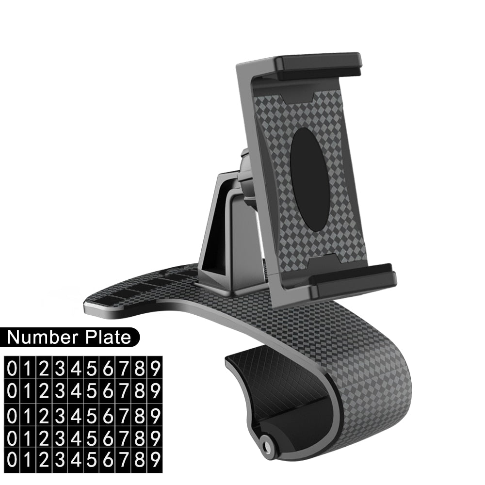 Phone Holder HUD Car Dashboard Phone stand 360° Rotation Adjustable GPS Car Clips holder for iphone 11 Mobile Phone car stand