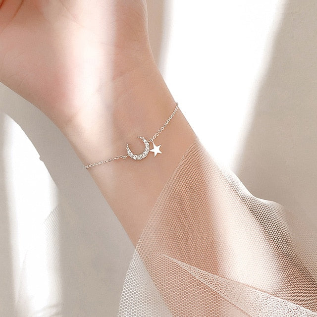 Adjustable Silver Color Dreamcatcher Tassel Feather Round Bead Charm Bracelet &Bangle For Women Elegant Jewelry sl209