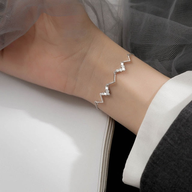 Adjustable Silver Color Dreamcatcher Tassel Feather Round Bead Charm Bracelet &Bangle For Women Elegant Jewelry sl209
