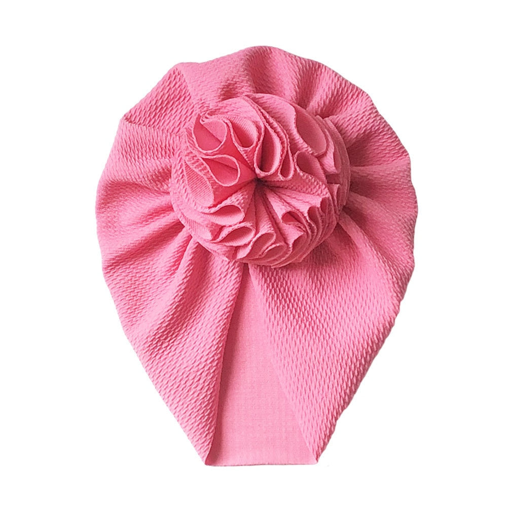 Knot Bow Baby Headbands Toddler Headwraps Baby Girl Flower Turban Hats Elastic Beanies Bonnet Girls Caps Baby Hair Accessories