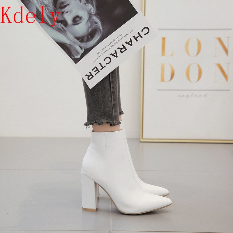 Spring and autumn single boots children 2020 autumn women's shoes high heels women's boots women's autumn and winter shoes