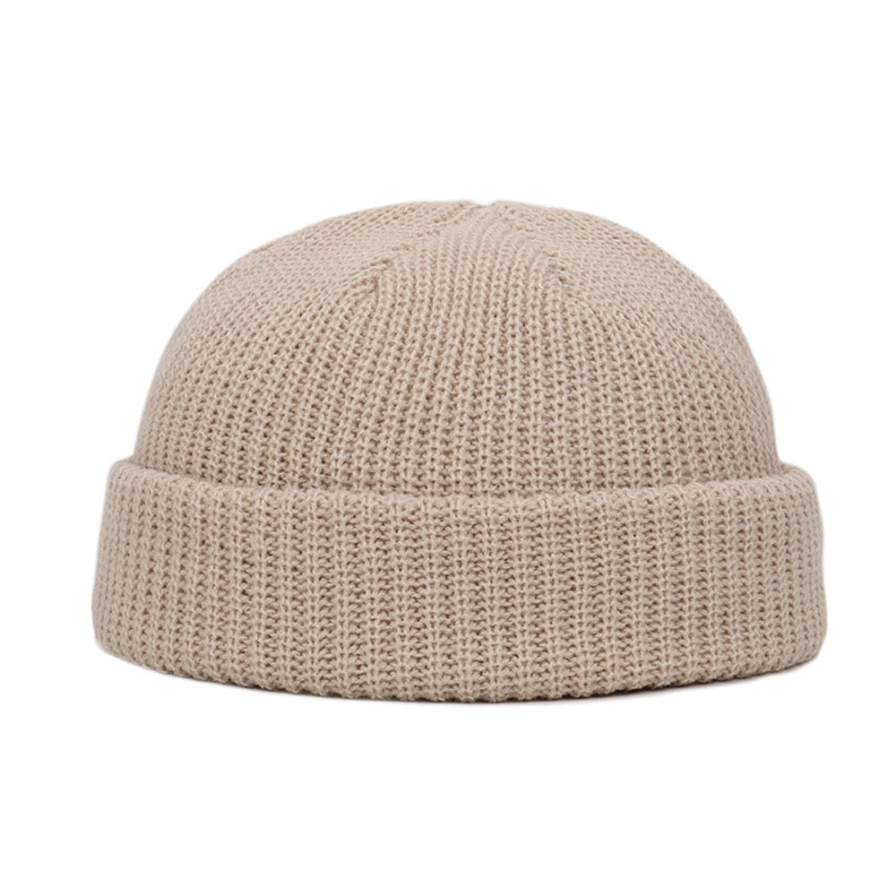 Winter Warm Beanies Casual Short Thread Hip Hop Hat Adult Men Female Wool Knitted Skull Cap Elastic Unisex