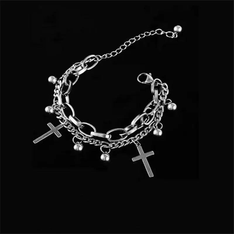 Adjustable Silver Color Dreamcatcher Tassel Feather Round Bead Charm Bracelet &Bangle For Women Elegant Jewelry sl209