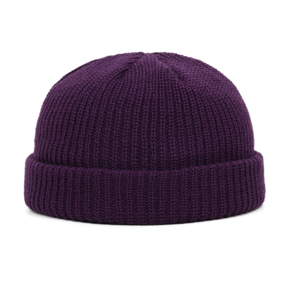 Winter Warm Beanies Casual Short Thread Hip Hop Hat Adult Men Female Wool Knitted Skull Cap Elastic Unisex