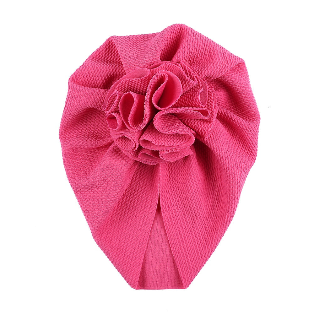 Knot Bow Baby Headbands Toddler Headwraps Baby Girl Flower Turban Hats Elastic Beanies Bonnet Girls Caps Baby Hair Accessories