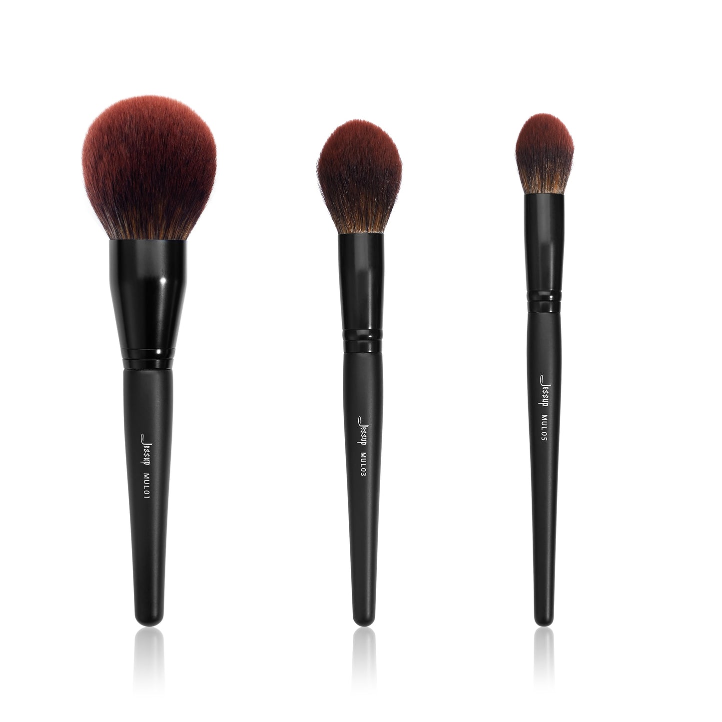 Jessup Makeup Brushes set,3-21pcs Premium Synthetic Big Powder Foundation Concealer Eyeshadow Eyeliner Spoolie Wooden T271