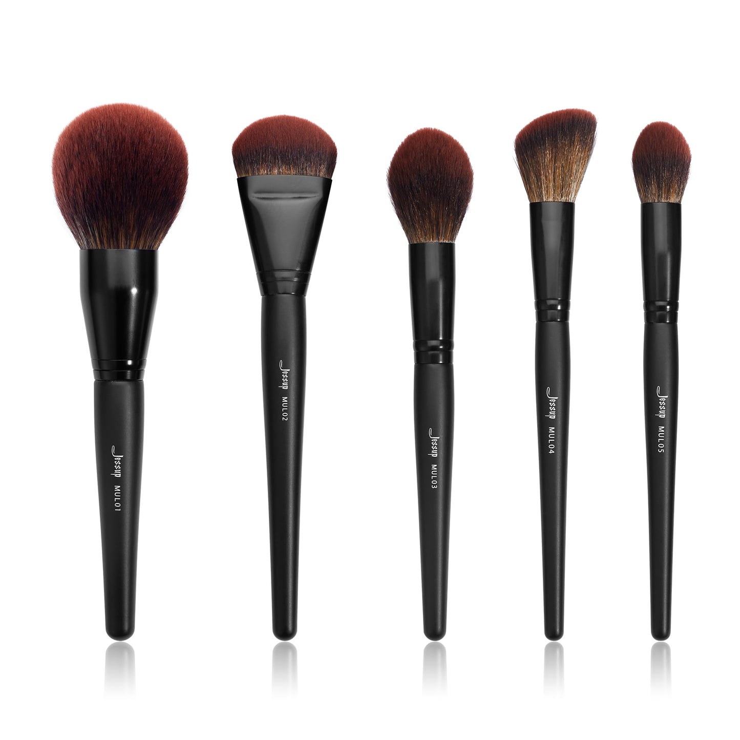Jessup Makeup Brushes set,3-21pcs Premium Synthetic Big Powder Foundation Concealer Eyeshadow Eyeliner Spoolie Wooden T271
