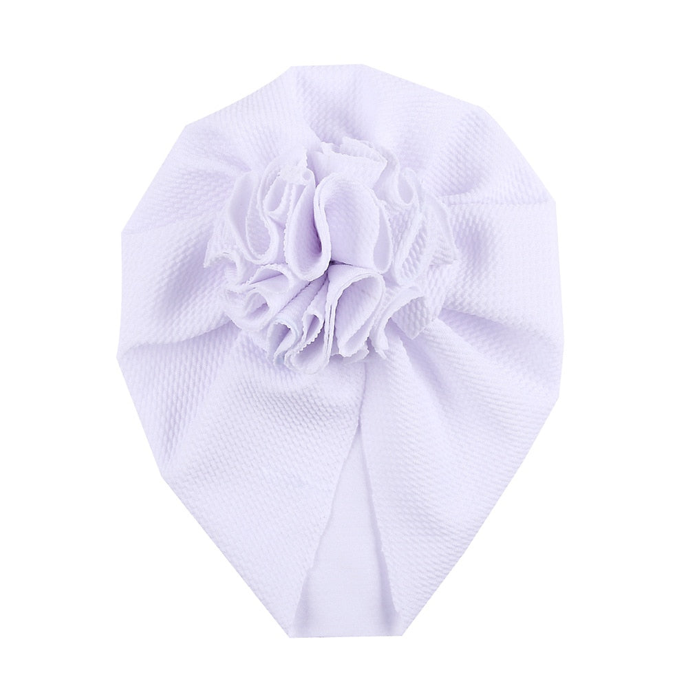 Knot Bow Baby Headbands Toddler Headwraps Baby Girl Flower Turban Hats Elastic Beanies Bonnet Girls Caps Baby Hair Accessories