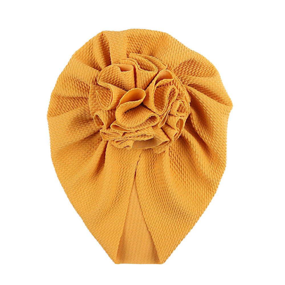 Knot Bow Baby Headbands Toddler Headwraps Baby Girl Flower Turban Hats Elastic Beanies Bonnet Girls Caps Baby Hair Accessories