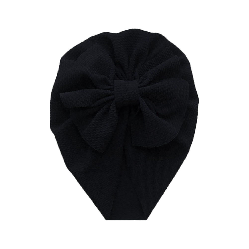 Knot Bow Baby Headbands Toddler Headwraps Baby Girl Flower Turban Hats Elastic Beanies Bonnet Girls Caps Baby Hair Accessories