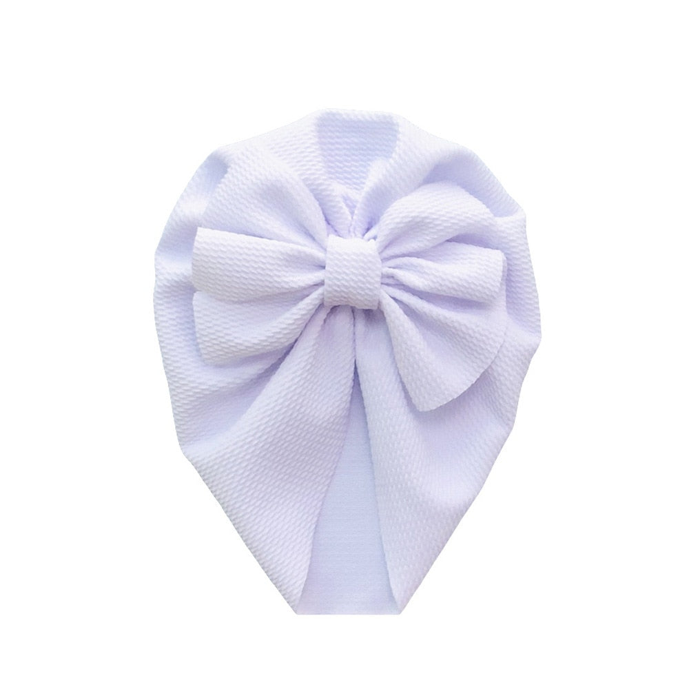 Knot Bow Baby Headbands Toddler Headwraps Baby Girl Flower Turban Hats Elastic Beanies Bonnet Girls Caps Baby Hair Accessories